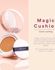 MISSHA Magic Cushion Foundation No.23 Natural Beige for light with neutral skin tone - Flawless Coverage, Dewy Finish, Easy Application for All Skin Types