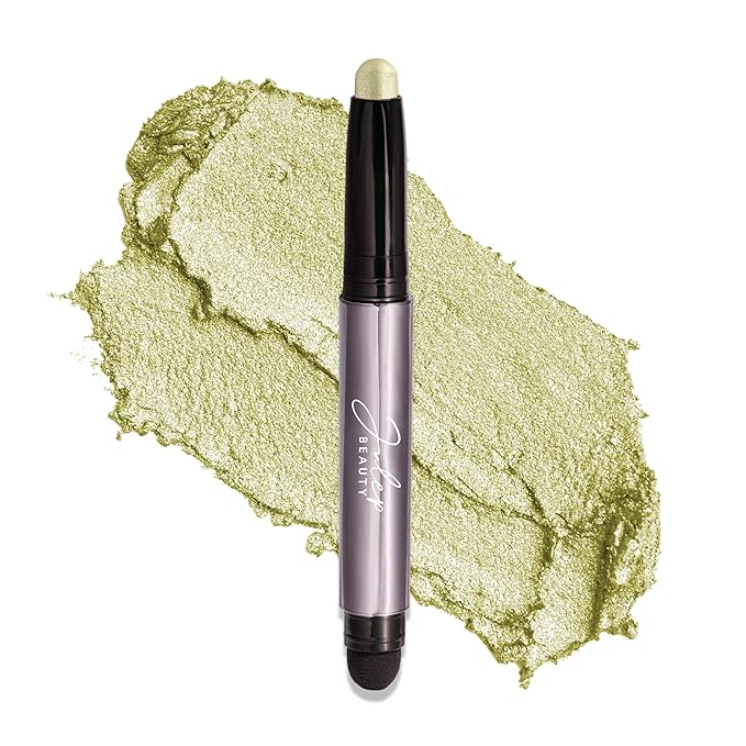 Julep Eyeshadow 101 Cream-to-Powder Waterproof Shadow Stick – Meadow Shimmer – Long-Lasting, Crease-Proof, Earthy Green Shimmer Cream Eyeshadow with Built-in Smudger