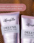 Loving Tan Deluxe Gradual Tan Lotion, Medium- Natural Looking Self Tanner, Professional Strength Sunless Tanner, 7+ Self Tanning Applications per Bottle-Cruelty Free, Naturally Derived DHA-5.07 Fl Oz