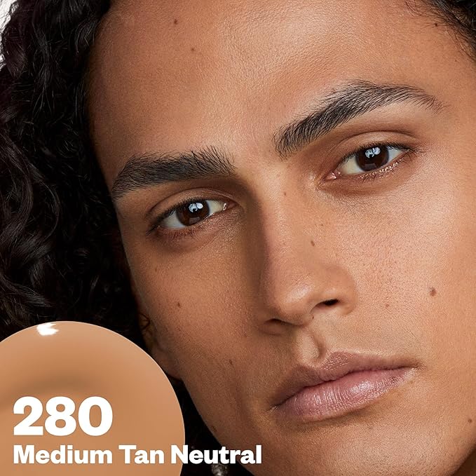 Kosas Revealer Skin-Improving Foundation with SPF 25 Protection - Hydrate, Brighten, Soothe, Plump, Protect Skin - Smoothing Texture, Natural Finish and Clean Formula - Medium Tan Neutral 280