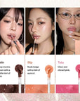 ENTROPY MAKEUP Tulle Lip Gloss, Lightweight 3D Pearl Shimmer, Ultra-Gloss High Shine, Non-Sticky Moisturizing Lip Gloss with Peptide Complex, Satin