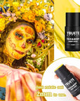 Yellow Face Body Painting Stick, Professional Full-coverage Cream Yellow Face Paint for Halloween SFX Makeup Clown Costume Party, Washable Bright Eye Cheek Art Stick for Adult Festival Carnival