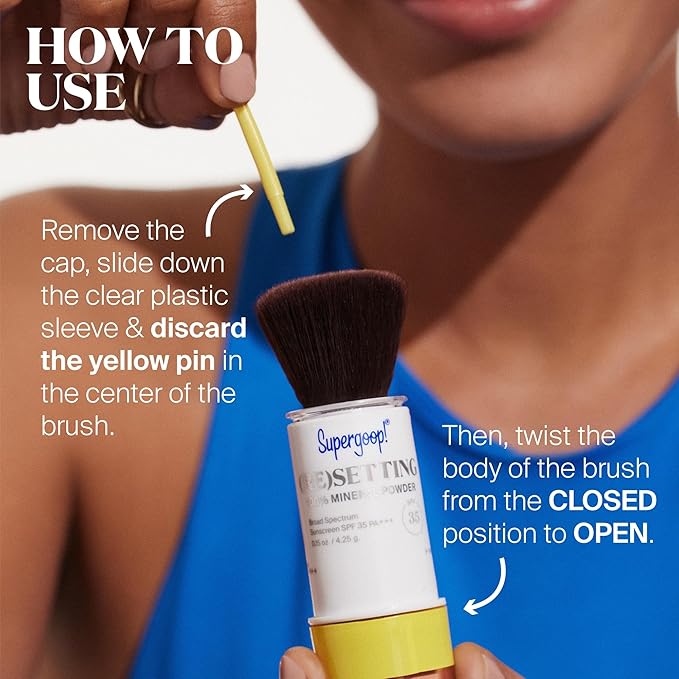 Supergoop! (Re)setting 100% Mineral Powder, Deep - 0.15 0.15 oz