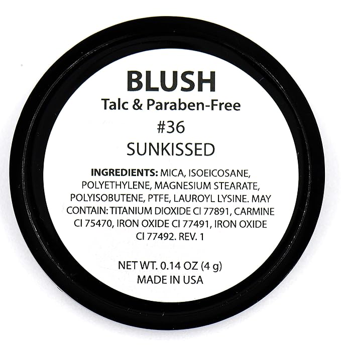 Sunkissed Shimmering Pink with Tints of Orange Blush Cruelty Free 4 G