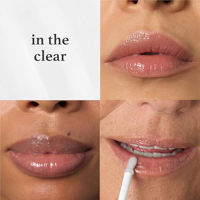 Julep So Plush Hydrating Lip Gloss – High-Shine, Non-Sticky Lip Color - Vitamin E for Soothing & Repair – Cruelty-Free, Moisturizing Gloss – In The Clear