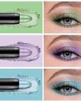 Boobeen 3PCS Cream Eyeshadow Pencil Crayon Waterproof Brightener Stick Shimmer Pen Create Glitter Eye Makeup, Easy to Use
