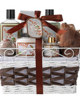 Fathers Day Gifts for Men for Dad Bath and Body Gift Basket For Women & Men Spa Gift Basket Coconut Almond 16 Pcs Bath Gift Set With Fragrant Lotion, Home Spa Luxurious Bath Body Oil, Diffuser & More