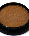 Antique Gold Carmel Bronze Shimmer Pressed Powder Single Vegan Eyeshadow; Talc, Paraben & Cruelty Free