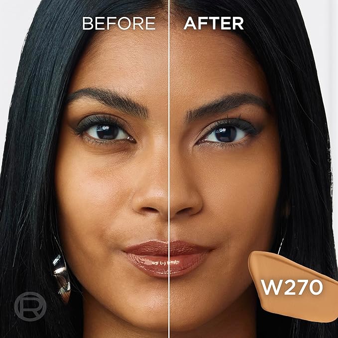 L'Oreal Paris Infallible Skin Ink 2-in-1 Foundation Concealer Hybrid Face Makeup, up to 48HR Transfer-Resistant with Buildable Light to Full Coverage, 270 Medium Warm