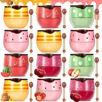 12 Pcs Bee Lip Balm Honey