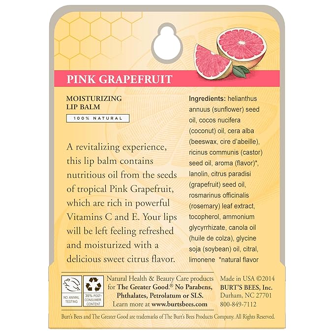 Burt's Bees 100% Natural Moisturizing Lip