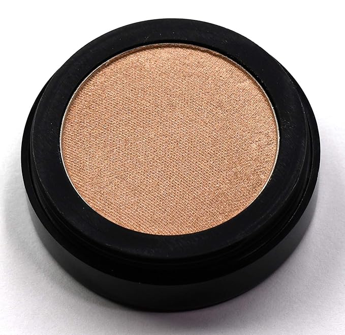 Honey Glow Gold Naked Off White Nude Shimmering Shimmer Pressed Powder Single Vegan Eyeshadow; Talc, Paraben & Cruelty Free
