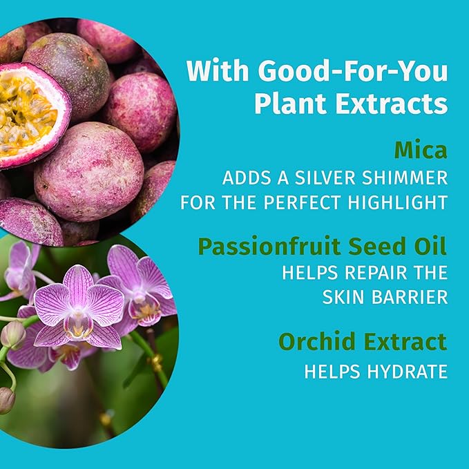 Hempz NEW Star Dust Body Lotion, Iridescent Glow Shimmer, Passionfruit and Wild Orchid, Hydrating and Nourishing Moisturizer, 17 oz.