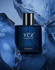 Ycz Charm Unfolds Marine Perfume for Men, 1.7 oz. Long Lasting Eau De Parfum Cologne For Men, Oriental Woody Fragrance - Ideal Special Occasions, Making it the Ideal gentlemen’s Gift (2-Pack).