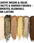 6 Colors Mini Naked Eyeshadow Makeup Palette Olive-colored Neutral Tone Eye Shadow Matte & Shimmer Nude Make Up Pallet with Mirror Blendable Highly Pigmented Travel Size Gift Kit 04
