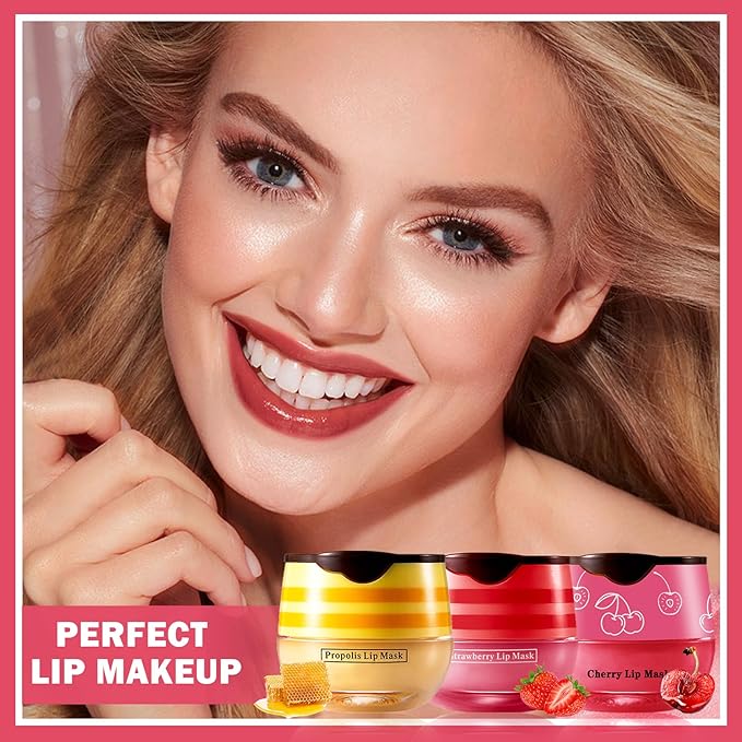 NVLEPTAP 3PCS Bee Lip Balm Honey