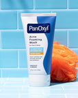 PanOxyl Acne Foaming Wash Benzoyl Peroxide 10% Maximum Strength Antimicrobial, 5.5 Oz