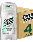 Speed Stick Men's Deodorant, Fresh, 3 Ounce, 4 Pack