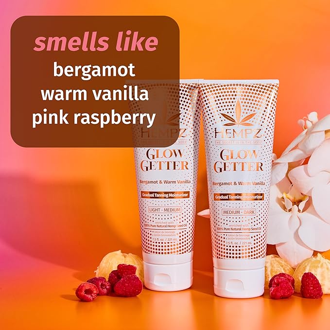 Hempz Glow Getter Gradual Self-Tanning Light to Medium 7.5 oz.