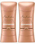 SheaMoisture Antiperspirant Deodorant Stick Moisturizing Raw Shea Butter & Hyaluronic Acid 2 Count for 48HR Sweat & Odor Protection with No Parabens & No Mineral Oil 2.6 oz