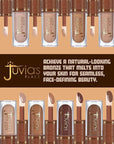 Juvia’s Place Bronzed Liquid Bronzer - Warm Pecan - Liquid Bronzer for Face w/Silky Blendable Texture - Buildable Coverage for Natural Contour & Dimension - Easy-to-Blend Patch-Proof Formula
