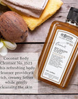 C.O. Bigelow Coconut Body Cleanser, Village Perfumer Moisturizing Gentle Body Wash for Men & Women with Aloe Vera, Sodium PCA, and Glycerin, 10 fl oz