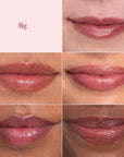 Burt's Bees Shimmer Lip Tint, Tinted Lip Balm Stick, Moisturizing for All Day Hydration with Natural Glowy Pigmented Finish & Buildable Color, Fig, 1 Tube, 0.09 oz.