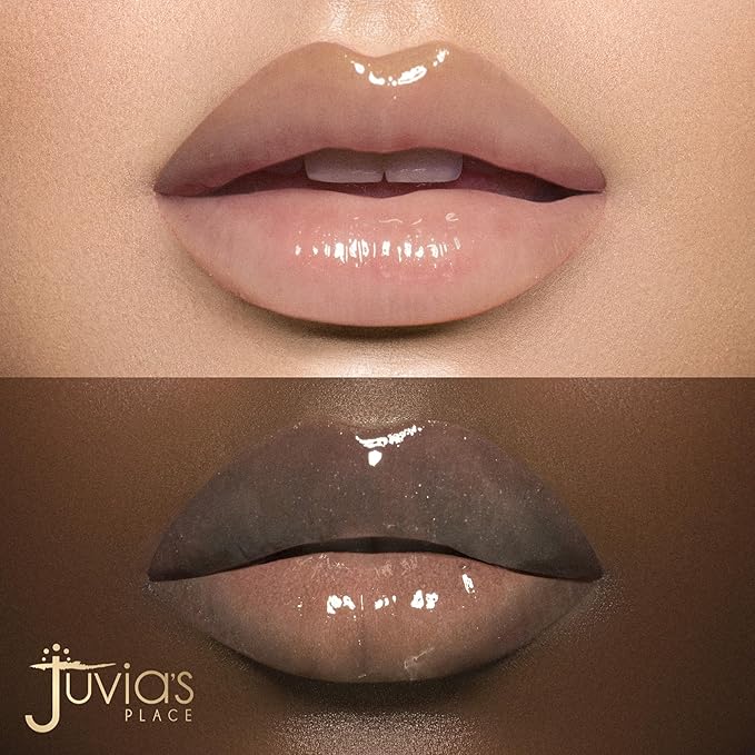 Juvia's Place Magic Lip Oil - Blue Berries - Smooth, Hydrating w/Vitamin E for Soft, Glossy, Juicy Lips - Infused with Fruit Extracts - Tinted, Shimmering, Lightweight & Non-sticky Lip Oil for Summer