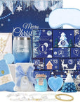 Advent Calendar 2025 Women-12 Days of Christmas Advent Calendars for Adult Women and Teen Girls, Luxury Spa Self Care Christmas Gifts Basket Countdown Calendar for Mom Wife Girlfriend Blue