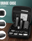 Professional Barber Hair Clippers Trimmer Shaver Set for Men,Cordless Hair Cutting Kit & Zero Gap T-Blade Trimmer & 8500 RPM Electric Shaver Combo with EVA Case,Mens Gift