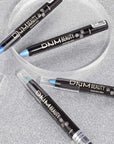 evpct Royal Blue Shimmer Cream Eye Shadow Brightener Sticks Set for Eyes, Blue Shimmery Matte Pencil Eye shadow Applicator Stick Pen Palette Makeup Waterproof sombras en crema para ojos 13#