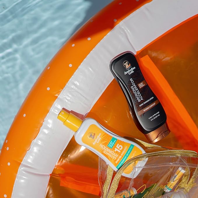 Australian Gold Spray Gel Sunscreen Moisturize Hydrate Skin, Broad Spectrum, Water Resistant, NonGreasyc, Oxybenzone Free, Cruelty Free, SPF 30, Coconut, 8 Ounce (A70892)