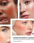 AKARY Velvet Mousse Liquid Blush Makeup for Cheeks, (03 Peach)