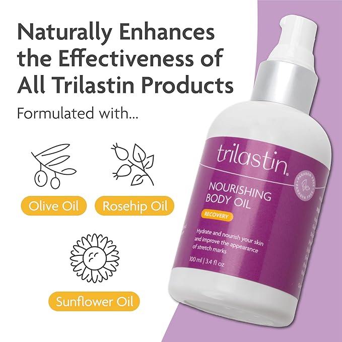 TriLASTIN Belly Oil (3.4oz), Stretch Mark