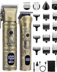 Ufree Hair Clippers for Men Professional with Beard Trimmer, Barber Clippers and Trimmers Set, Electric Razor Shavers for Men, Cordless Mens Grooming Kit for Nose, Face, Hair, Gifts