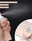 UCANBE Shimmer Dewy Setting Spray – Glowing + Makeup Setting Spray 2 in 1 Lightweight Formula for a Radiant Glow,Long-Lasting Face Mist for Face Body, 4 Fl Oz #Champagne