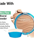 Physicians Formula Mineral Wear Talc-Free Airbrushing Pressed Powder, Full Coverage Mineral Face Powder for Sensitive Skin – Beige