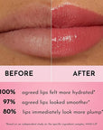 LAWLESS Forget the Filler Lip Plumping Line Smoothing Tinted Balm, Lover, Pink, 0.1 Ounce / 2.9 g