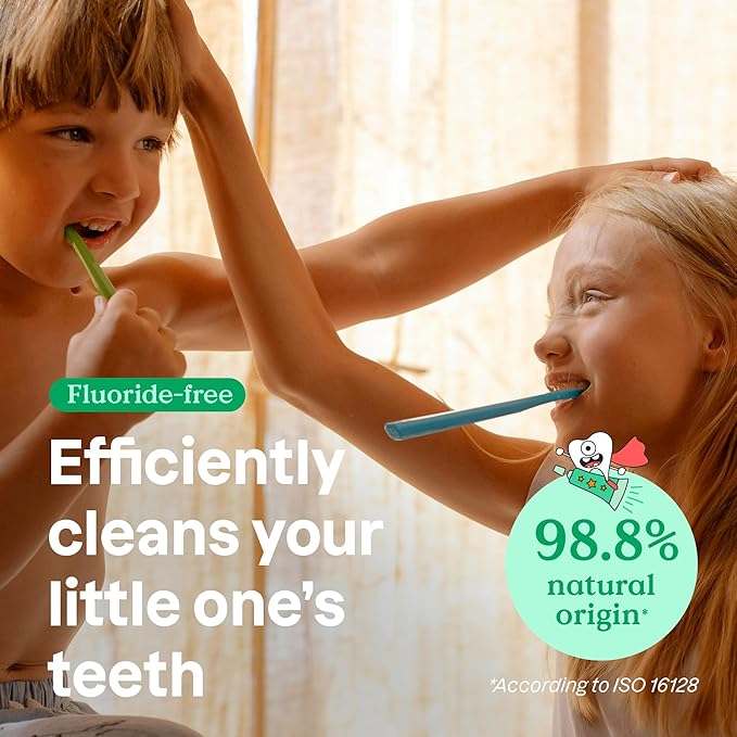 ATTITUDE Fluoride-Free Toothpaste, Plant- and Mineral-Based Ingredients, Vegan, Cruelty-Free and Sugar-Free, Mango 4.2 Oz