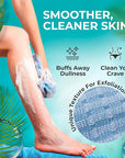BONDI Exfoliating Washcloth for Smooth Skin - Extra Long - Perfect for Back Scrubbing - Made in Japan