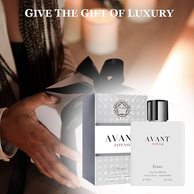 Men Cologne Set (3.4oz/100ml x 2PCS) Eau De Perfume Natural Spray Notes of Woody, Spicy, Citrus & Aromatic Long Lasting Fragrance for Daily Use (AvantI&BCIGold)