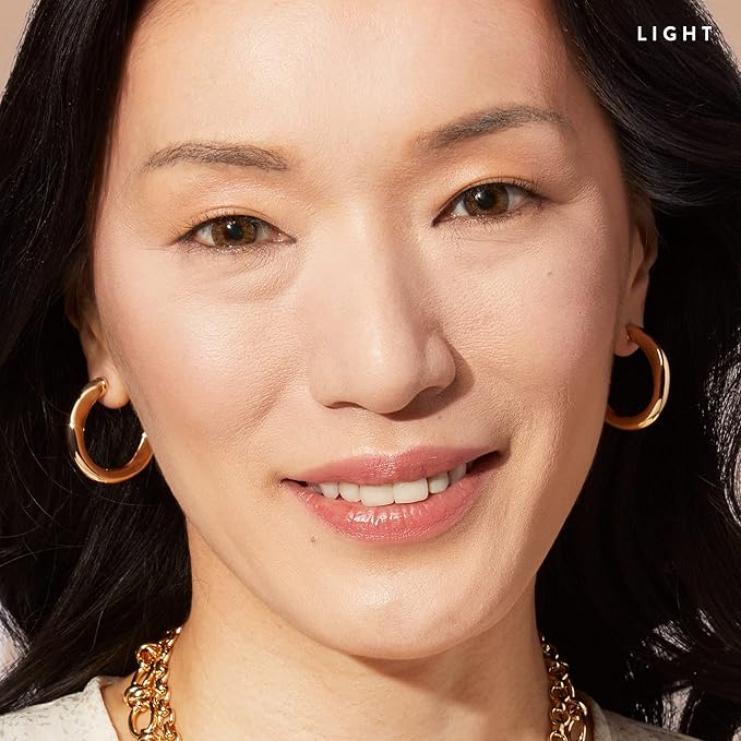 LAURA GELLER NEW YORK Quench-n-Tint Hydrating Foundation - Light - Sheer to Light Buildable Coverage - Natural Glow Finish - Lightweight Formula with Hyaluronic Acid