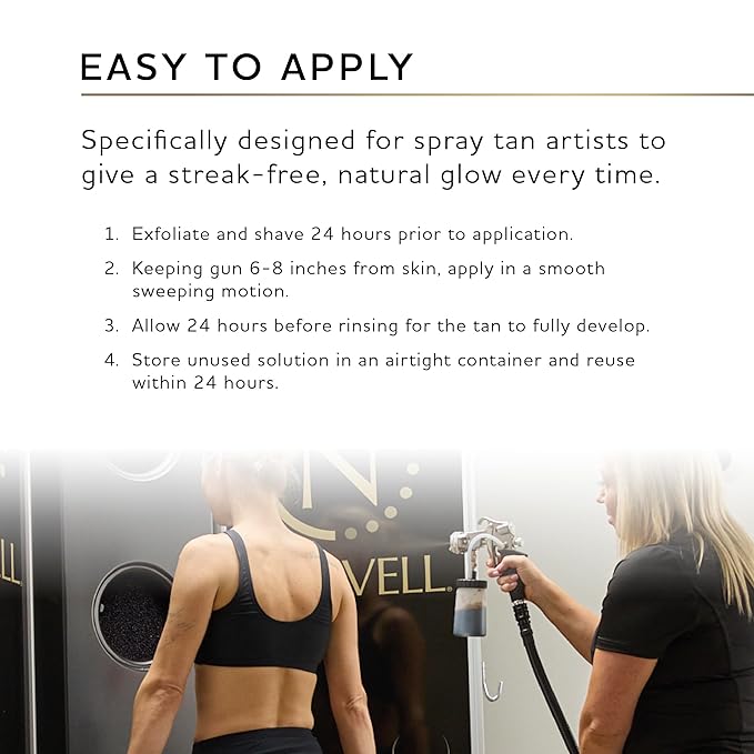 Norvell Premium Spray Tan Solution Double Dark 8 fl oz – Professional Sunless Tanning Formula for Deep Rich Bronze Glow, Streak Free, Fast Drying, Long Lasting Color