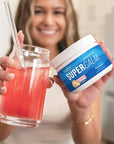 Nello Supercalm Powdered Drink Mix Tub, Cortisol Reducer*, Sleep Aid Supplement, L Theanine, Ksm-66 Ashwagandha, Magnesium Glycinate, Vitamin D 3, No Sugar, Non GMO, 30 Ct, Raspberry Lemonade