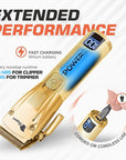 Fagaci Professional Hair Clippers for Men Set Turbo Power with Precise Cutting, Barber Clippers for Hair Cutting, Cordless Hair Clippers and Trimmers Set, Maquina de Cortar Cabello, Haircut Barber Kit