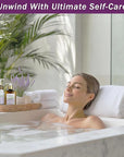 Spa Gift Baskets For Women - Luxury Bath Set With Lavender & Tea Tree Oil - Spa Kit Includes Body Wash, Bubble Bath, Lotion, Bath Salts, Body Scrub, Body Spray, Shower Puff, and Towel