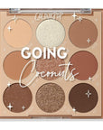 Colourpop Going Coconuts Eyeshadow Palette - Cool-Toned Neutral Eyeshadow Palette with Ultra-Velvety and Silky Finishes - High-Pigment Eye Makeup with a Long-Wearing Formula (0.3 oz)