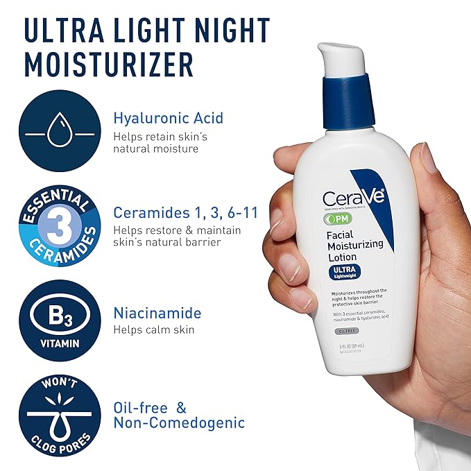 CeraVe AM Face Moisturizer with SPF, Hydrating