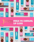 Juvia's Place Magic pH Color Change Lip Gloss - Mood - High-Gloss Shine pH Balance Lip Gloss w/Color Changing Tint, Lightweight Non-Sticky Finish, Ideal for Everyday No Makeup Look on All Skin Tones