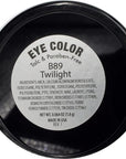 Twilight Shimmering Deep Blue Navy Pressed Powder Single Vegan Eyeshadow; Talc, Paraben & Cruelty Free
